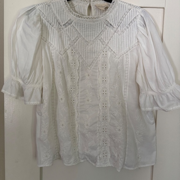 SEZANE/ Bert Blouse Ecru/ Size 40 - Picture 1 of 14
